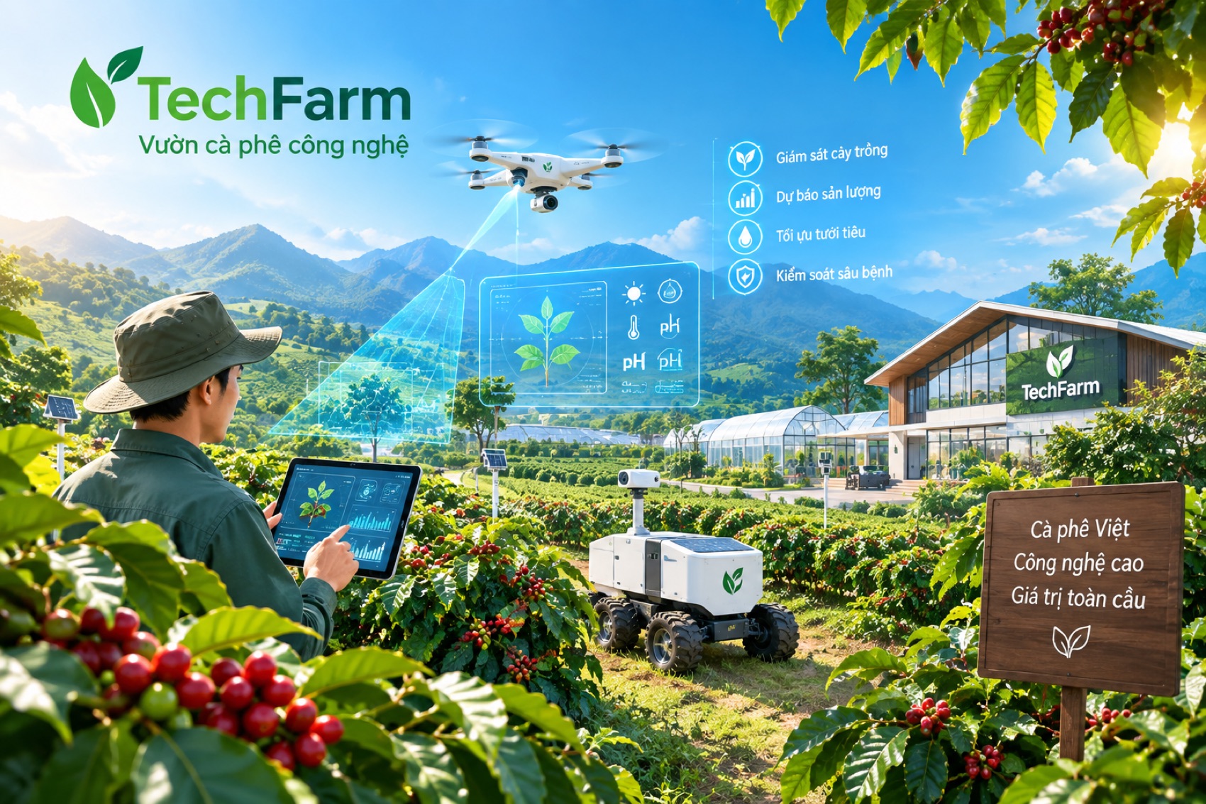 TechFarm Vườn cà phê công nghệ